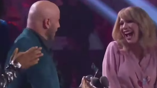 John Travolta mistakes drag queen Jade Jolie for Taylor Swift, which is really just a testament to Jade Jolie